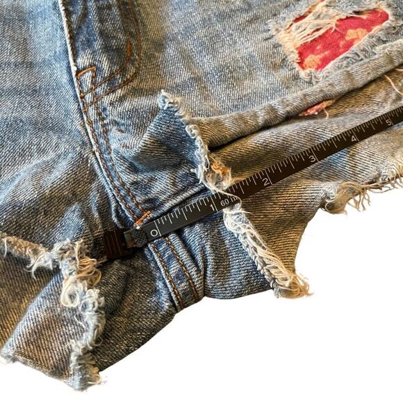 Ralph Lauren Denim & Supply Vintage Cut Off Jean Shorts Size 25 742N - Picture 4 of 7